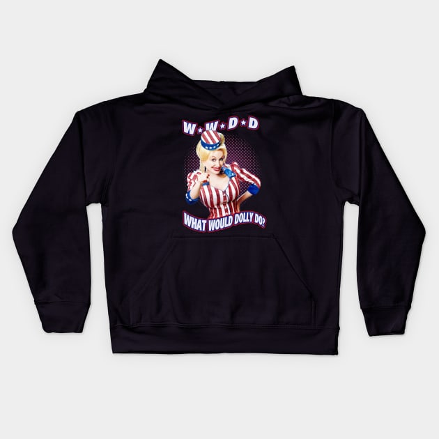 WWDD jolene jolene Kids Hoodie by CLOSE THE DOOR PODCAST